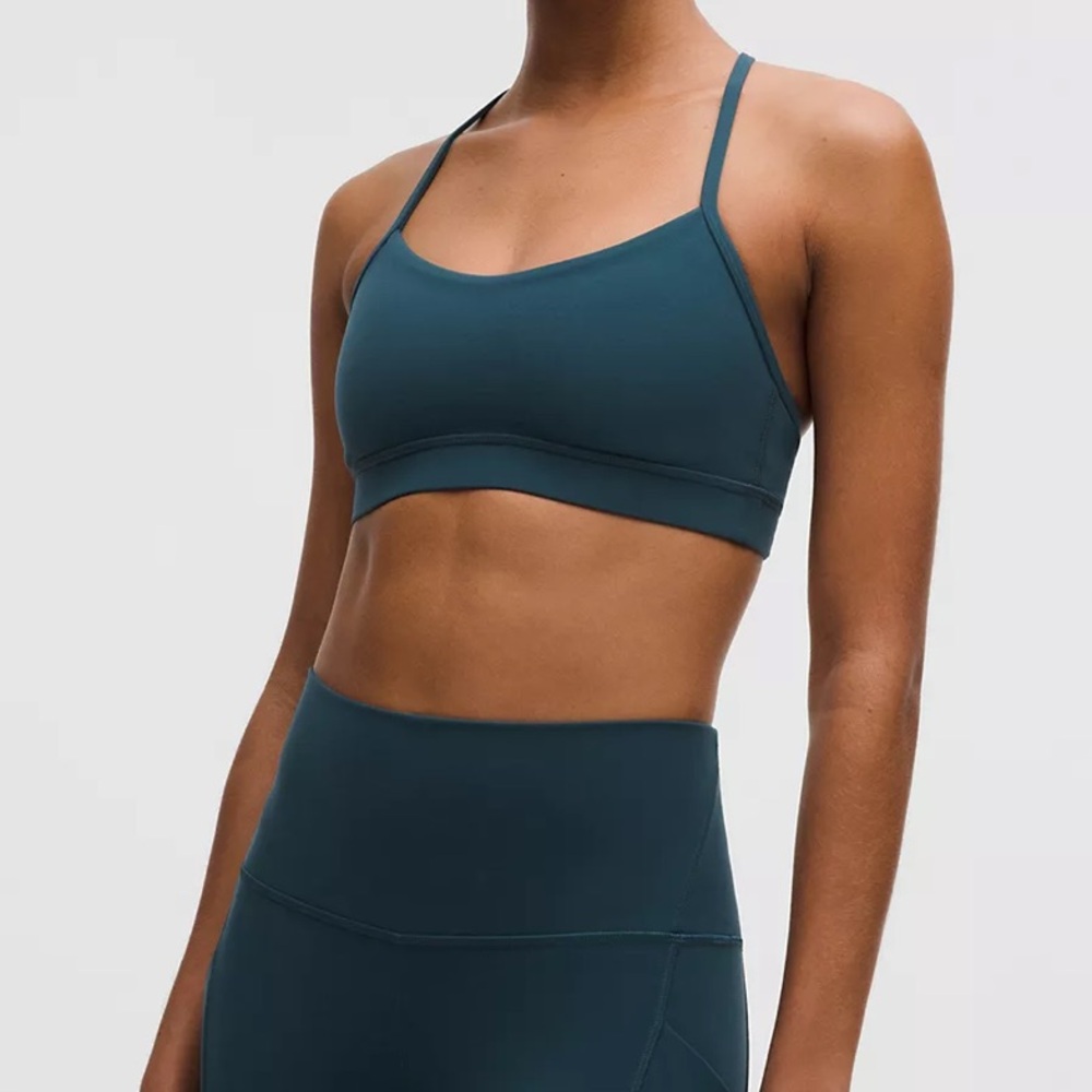 lululemon athletica Teal Strappy Sports Bra